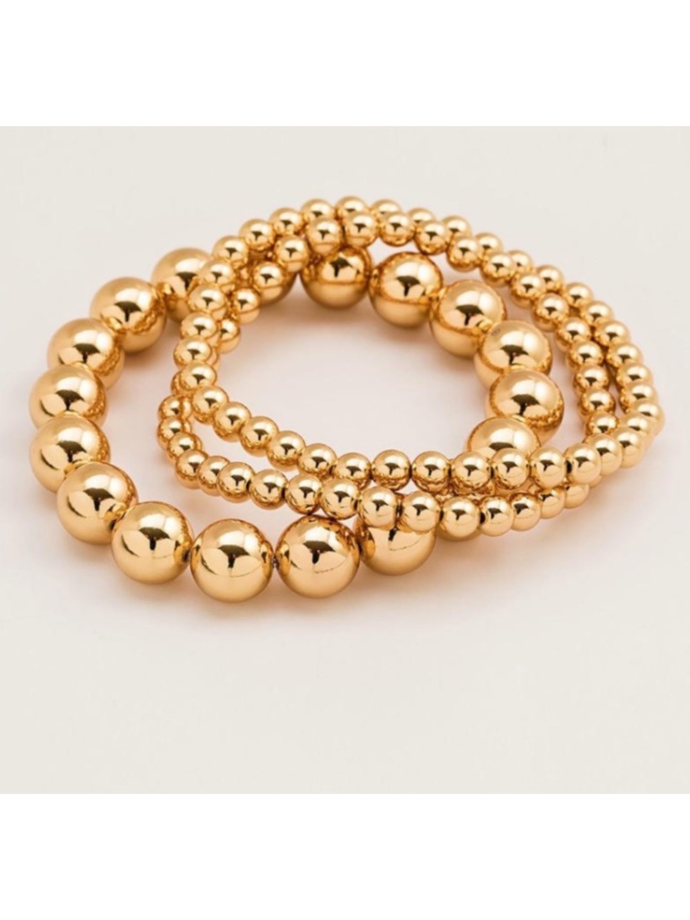 Gorjana NWT Newport Bracelet Stack - Gold